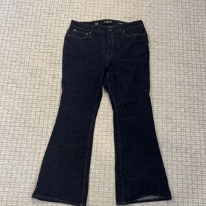 J. Crew Dark Blue Skinny Flare Jeans